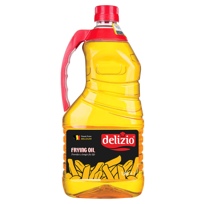روغن سرخ  کردنی دلیزیو 1.8 لیتر — مناسب سرخ  کردن با مقاومت بالا در برابر حرارت